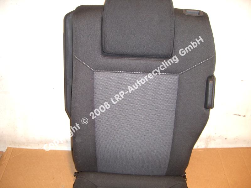 Opel Zafira B Einzelsitz Sitz hinten links dunkelgrau BJ2007